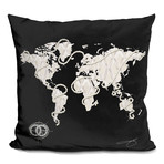 Coco's World Throw Pillow (16"H x 16"W)