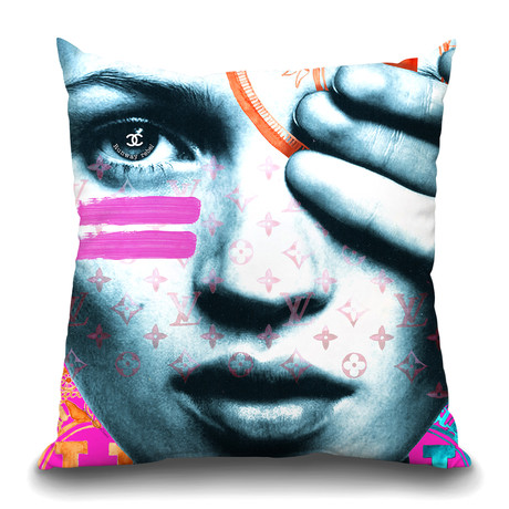 Kate Rebel Throw Pillow (16"H x 16"W)