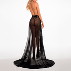 Coco Wrapped Around You Sheer Skirt (Small/Medium)