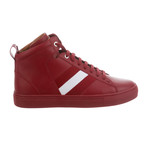 Hedern Ink Plain High Top Sneakers // Red (US: 8.5)
