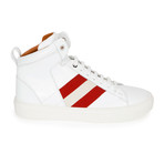 Hedern Ink Plain High Top Sneakers // White (US: 7)