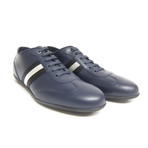 Harlam Plain Lace Up Sneakers // Blue (US: 9.5)