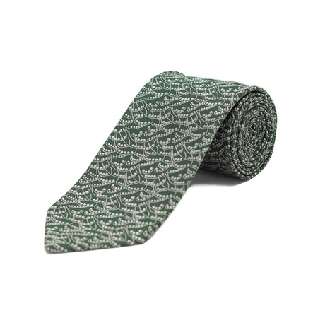 Ermenegildo Zegna // Silk Patterned Tie // Green