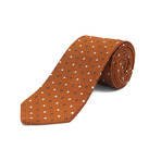 Ermenegildo Zegna // Silk Patterned Tie // Orange