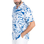 Pocket Front Hawaiian Shirt II // Blue (S)