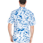 Pocket Front Hawaiian Shirt II // Blue (XL)