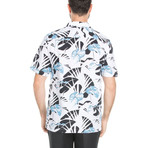 Pocket Front Hawaiian Shirt // Blue (L)