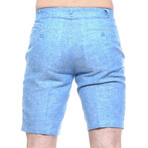 Resort Lounge Casual Dress Shorts // Blue (XL)