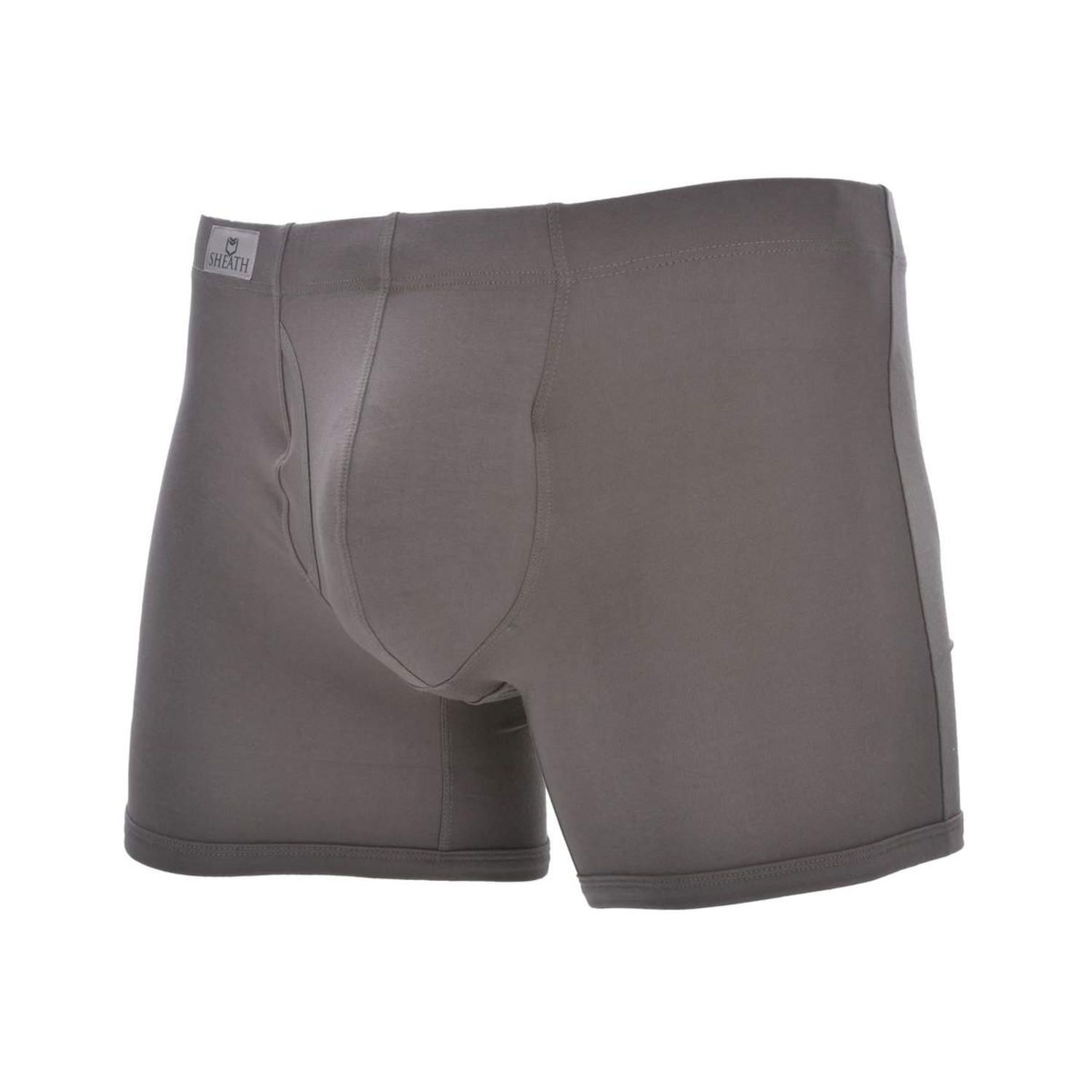 SHEATH 3.21 Men's Dual Pouch Boxer Brief // Gray (S) - Sheath Underwear ...