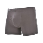SHEATH 3.21 Men's Dual Pouch Boxer Brief // Gray (XL)