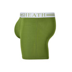 SHEATH 4.0 Men's Dual Pouch Boxer Brief // Green (M)