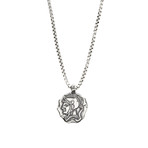 Sterling Spartan Necklace // Silver