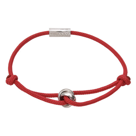 Trinity Rope Bracelet // Red