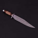 Damascus Bowie Knife // BK0279