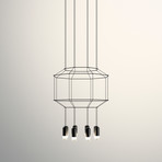 Wireflow // Octagon 3D Volume LED Pendant // Small