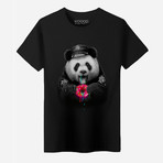 Panda Cop T-Shirt // Black (M)