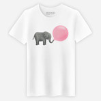 Elephant T-Shirt // White (L)