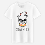 Stay Weird T-Shirt // White (L)