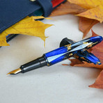 Briolette Jewel Blue Pen (Fine)