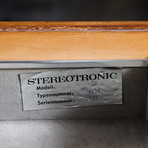 Stereotronic Hifi Teak Stereo Console with Tube Amp Record Player