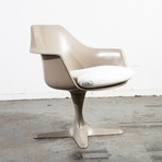 Burke Propeller Space Age Taupe Chair // Set Of 2