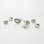 Ike Behar // Rhodium Plated Formal Stud // Silver