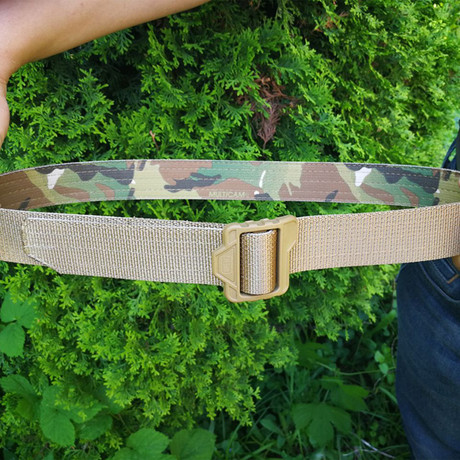 Ricci Reversible Belt // Coyote + Camouflage