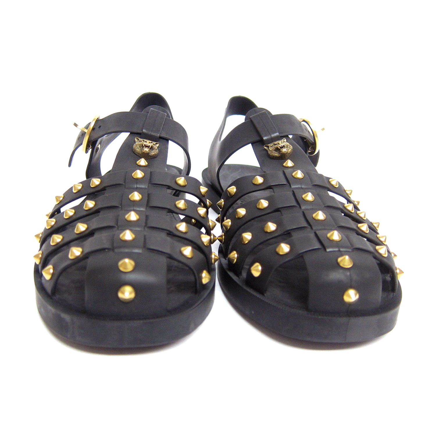 Gucci // Studded Gladiator Rubber Sandals // Green (US: 10) - Designer ...