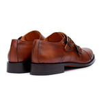 Goodyear Welted Captoe Double Monk Strap // Tan (US: 10)