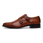 Goodyear Welted Captoe Double Monk Strap // Tan (US: 11)
