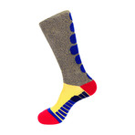 Melange Athletic Socks // Yellow Multi