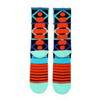 Tower Athletic Socks // Black + Blue