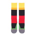 Mile Stripe Athletic Socks // Yellow + Orange + Blue