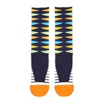 Pennant Athletic Socks // Blue + Orange + White