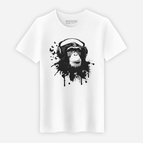 Creative Monkey // White (XL)