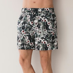 Swim Shorts I // Gray + Red (L)