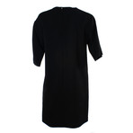 Women's Stretch Viscose Tunic Dress // Black (US: 38)