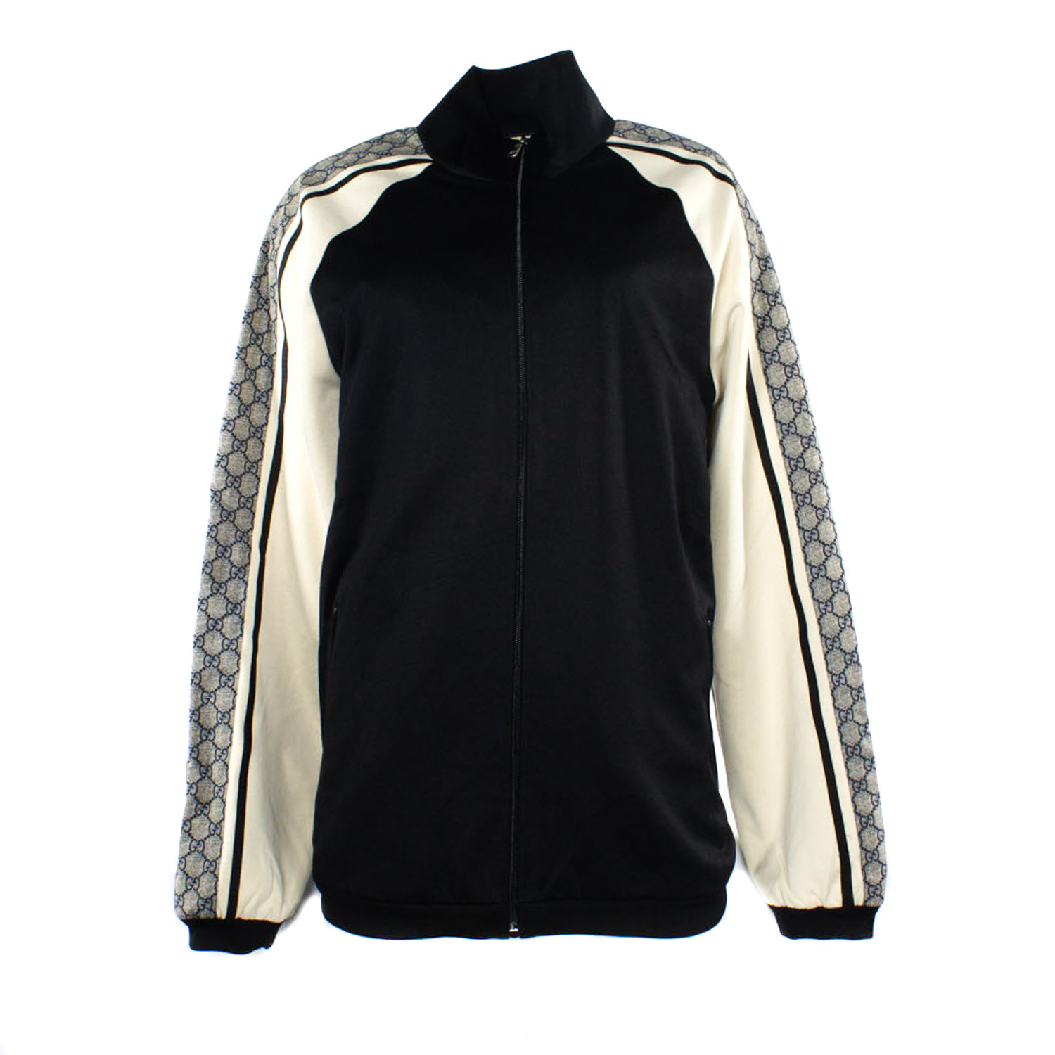 Men's Technical Jersey Jacket // Black + White (XS) - Gucci - Touch of ...