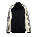 Men's Technical Jersey Jacket // Black + White (L)