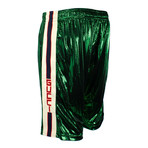 Men's Laminated Jersey Shorts // Multicolor (L)