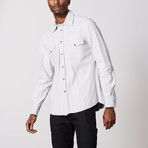 Leather Shirt // White (M)
