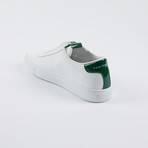 Leather Court Sneakers // White Green (Euro: 41)