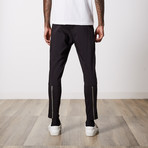 Premium Cotton Zippered Trouser // Black (31WX32L)