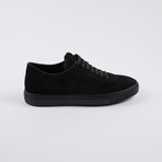 Leather Court Sneakers // Black Suede (Euro: 44)