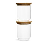 Nature Glass Jar + Cork Lid (Small)