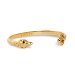 Ferus Bangle Bracelet // Gold Finish (55mm Diameter)