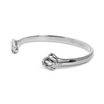 Ferus Bangle Bracelet // Silver (Small: 5.5"-5.9" Wrist)