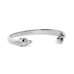 Ferus Bangle Bracelet // Silver (Small: 5.5"-5.9" Wrist)