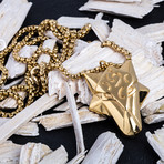 Ferus Pendant / Necklace (Gold)