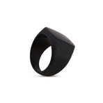 Lustitia Ring // Matte Black (Size 6)